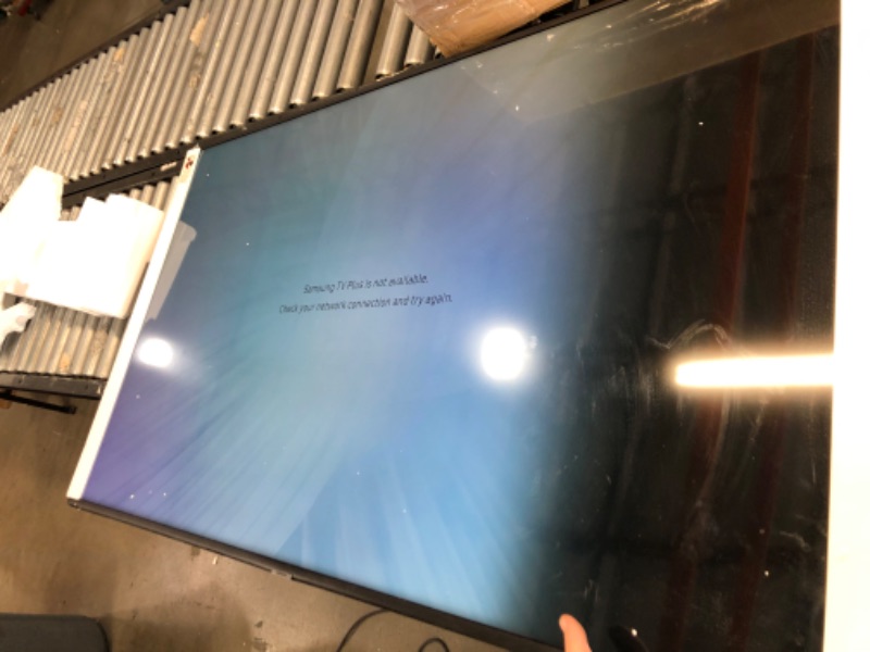 Photo 5 of DAMAGED SCREEN 
SAMSUNG 65-Inch Class Crystal 4K UHD AU8000 Series HDR, 3 HDMI Ports, Motion Xcelerator, Tap View, PC on TV, Q Symphony, Smart TV with Alexa Built-In (UN65AU8000FXZA, 2021 Model)
