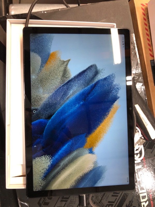 Photo 2 of SAMSUNG Galaxy Tab A8 Android Tablet, 10.5” LCD Screen, 128GB Storage, Long-Lasting Battery, Kids Content, Smart Switch, Expandable Memory, Dark Gray
