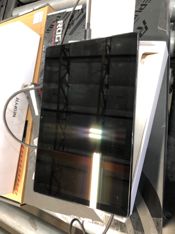 Photo 1 of SAMSUNG Galaxy Tab A8 Android Tablet, 10.5” LCD Screen, 128GB Storage, Long-Lasting Battery, Kids Content, Smart Switch, Expandable Memory, Dark Gray
