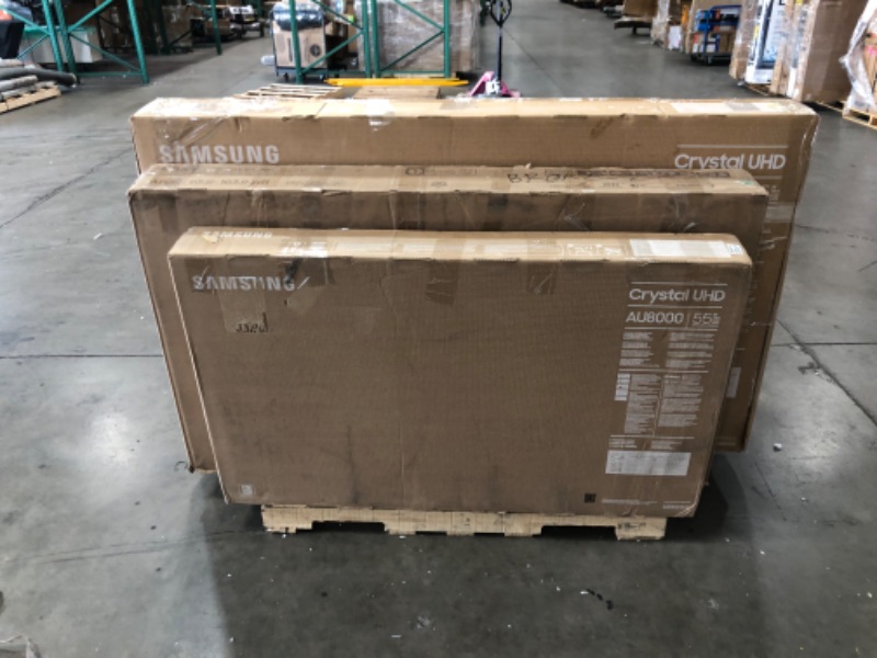Photo 1 of NON REFUNDABLE NO RETURNS
PALLET OF DAMAGED TV'S 
ACCESSORIES NOT INCLUDED 