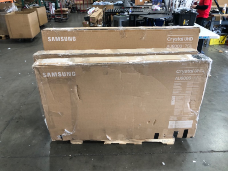 Photo 1 of NON REFUNDABLE NO RETURNS
PALLET OF DAMAGED TV'S 
ACCESSORIES NOT INCLUDED 
