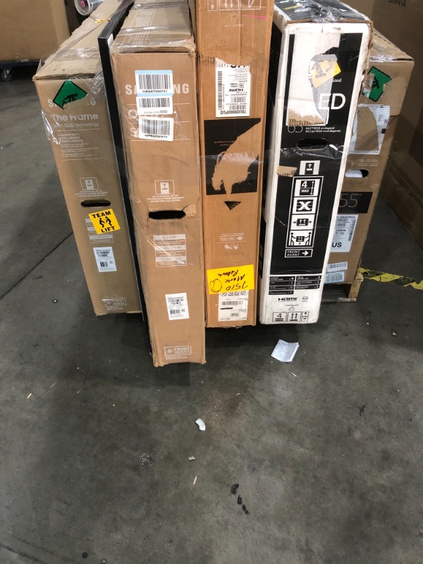 Photo 2 of MIXED PALLET OF DAMAGED TVS**NO REFUNDS NON FUNCTIONAL**SET OF 6** 