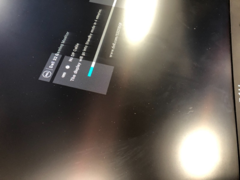 Photo 2 of **ERRORS TO SCREEN** SHOWS LINES** Dell S3220DGF 32-Inch 2K QHD FreeSync Curved LED Gaming Monitor with HDR
