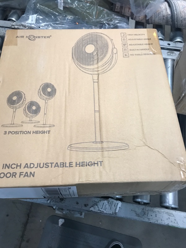 Photo 2 of *** NEW ***
AIR MONSTER 2-in-1 Air Circulator Fan 12 INCH 3 Speed 
