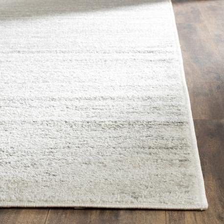 Photo 2 of Adirondack Ivory/Silver 9 ft. x 12 ft. Solid Area Rug