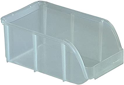 Photo 1 of 12 clear bins  stackable