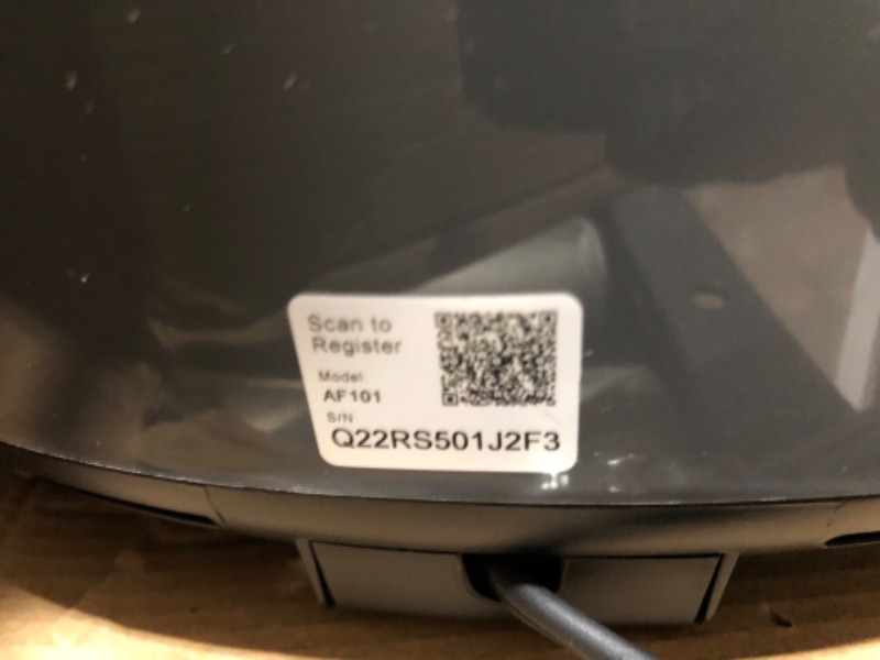 Photo 1 of 4 Qt. Electric Black Air Fryer with Recipe Book (AF101)