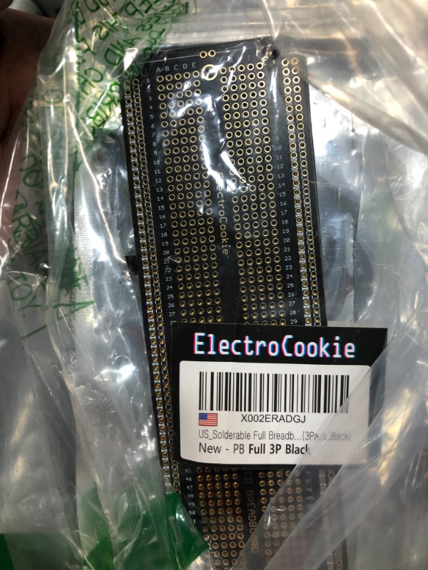 Photo 2 of ElectroCookie PCB Prototype Board Large Solderable Breadboard for Arduino and DIY Electronics Projects