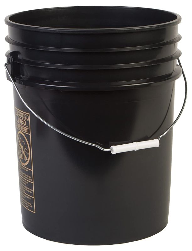 Photo 1 of  Premium 5 Gallon Bucket, HDPE, Black