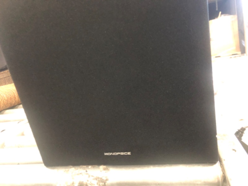 Photo 2 of Monoprice 8-inch Powered Subwoofer - Black, 60-Watt (RMS)**TESTED**
