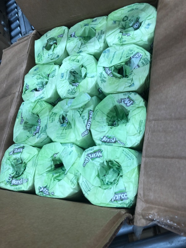 Photo 2 of 
Marcal Pro Toilet Paper 100% Recycled - 2 Ply, White Bath Tissue, 242 Sheets Per Roll - 48 Individually Wrapped Rolls Per Case Green Seal Certified Toilet...