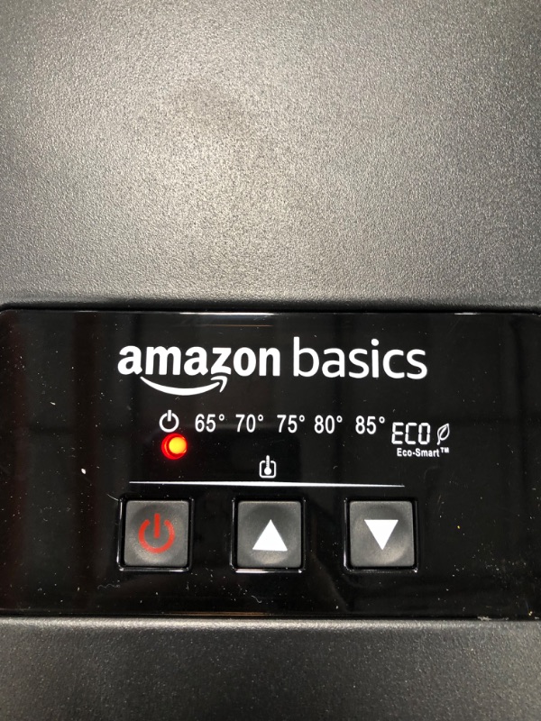 Photo 2 of ***PARTS ONLY*** Amazon Basics Portable Eco-Smart Space Heater - Black
