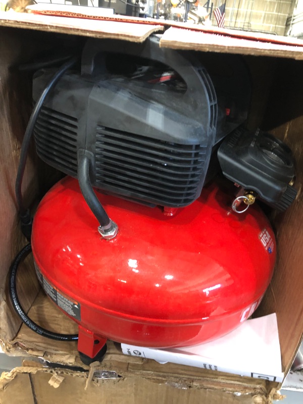 Photo 2 of CRAFTSMAN Air Compressor, 6 Gallon, Pancake, Oil-Free with 13 Piece Accessory Kit (CMEC6150K)