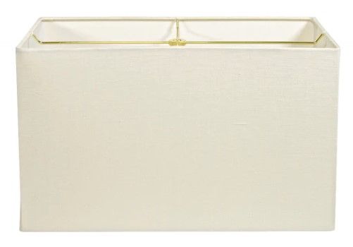 Photo 1 of 17" LINEN RECTANGLE LAMP SHADE 
