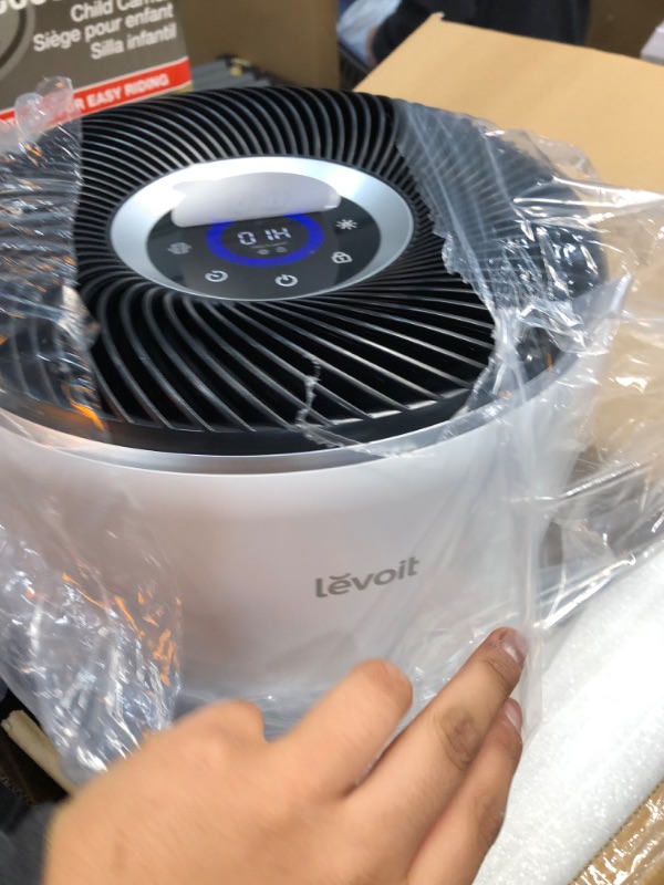 Photo 4 of LEVOIT Air Purifiers for Home Large Room, Smart WiFi and PM2.5 Monitor H13 True HEPA Filter Removes Up to 99.97% of Particles, Pet Allergies, Smoke, Dust, Auto Mode, Alexa Control, White
