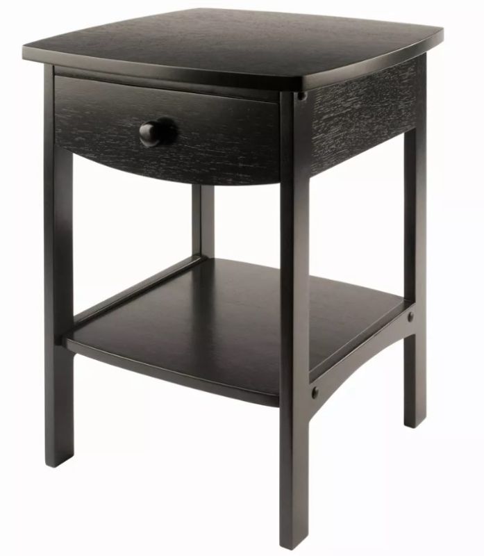 Photo 1 of **MISSING HARDWARE** Claire Nightstand - Black - Winsome

