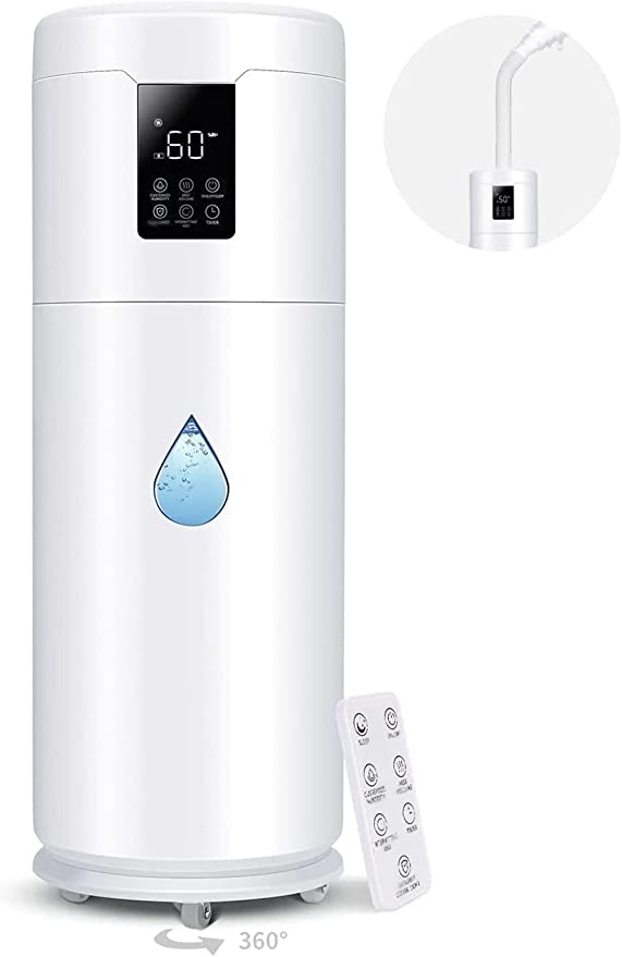 Photo 1 of 3 in 1 Diffusers Humidifier for Essential Oils, Honovos Large Cool Mist Humidifier Essential Oil Diffuser 3000ml with 1.72Gal(6.5L ) Aquarium Tank with 7 Color LED Light for Room, Office, Bedroom
