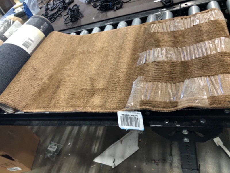 Photo 1 of 20"x51" brown runner rug  