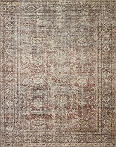 Photo 1 of Amber Lewis X Loloi Georgie Collection GER-06 Bordeaux / Antique 2'6" X 12' Runner
