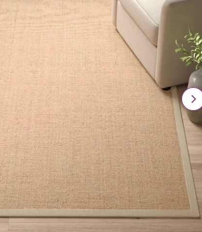 Photo 1 of Casual Power Loom Sisal Tan/Beige Rug
 3ftx5ft 