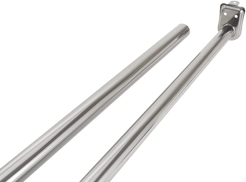 Photo 1 of ***2 PACK***
Design House 206052 Adjustable 48 72-inch Closet Rod, Polished Chrome, inch inch
