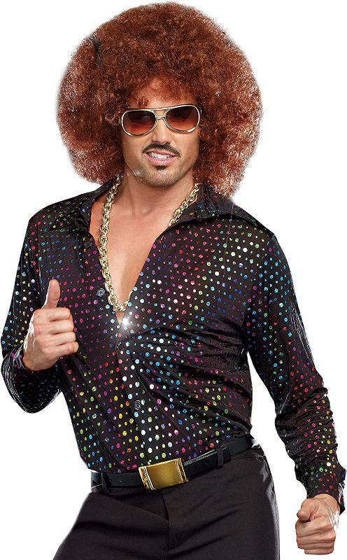 Photo 1 of Dreamgirl Men's Adult Fashion Disco Dude Costume. L 
