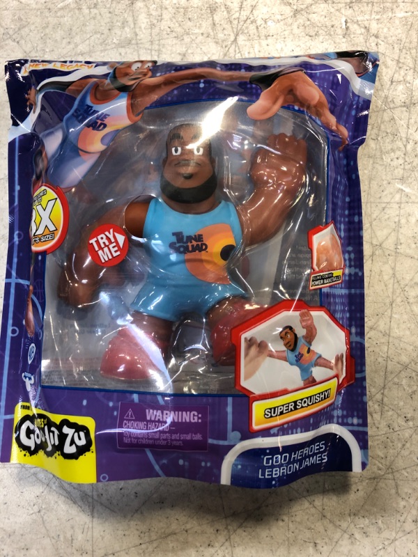 Photo 2 of Moose Toys Heroes of Goo JIT Zu – Space Jam: A New Legacy - 5" Stretchy Goo Filled Action Figure - Lebron James

