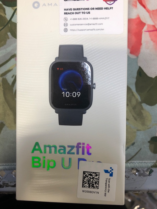 Photo 2 of Amazfit Bip U Pro black  --- FACTORY SEALED --
