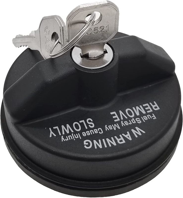 Photo 1 of YCT Locking Gas Cap 05278655AB Compatible with Jeep Chrysler Dodge Ram Vehicles Lock Fuel
