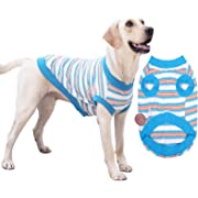 Photo 1 of 100% Cotton Striped Dog Shirt for Large Dogs, Sz 8XL