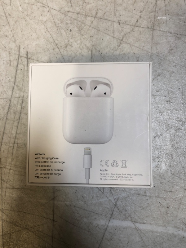 Photo 3 of Apple AirPods with Charging Case & Charging Cable