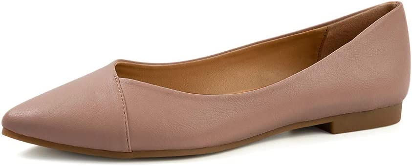 Photo 1 of FUNKYMONKEY Women's Classic Ballet Flats Casual Comfort Slip On Flats Shoes  (( SIZE 7 TAN COLOR ))