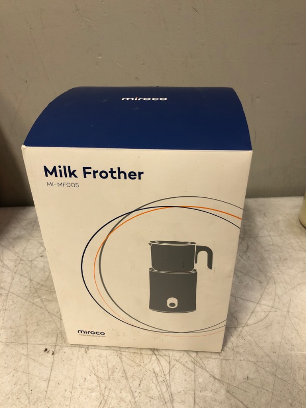 Photo 3 of Miroco Milk Frother, Detachable Milk Frother, 4 in 1 16.9oz Automatic Stainless Steel Milk Steamer, Silver (( FACTORY SEALED ))
