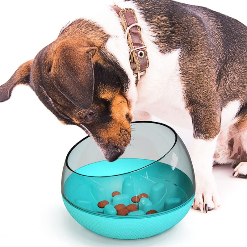 Photo 1 of  Space Capsule Slow Feeder Dog Bowl, ABS Material , Prevent Choking and Vomiting Dog Food Feeder