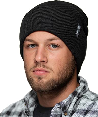 Photo 1 of Beanie Hat for Men Women Winter Warm Hats Acrylic Plain Skull Knit Cuff Beanie Cap Classic Daily Beanie Hat
