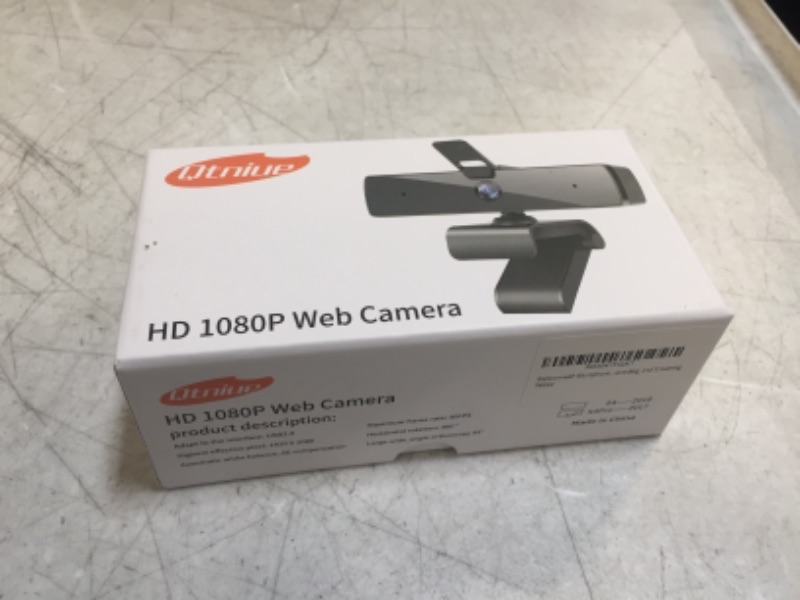 Photo 2 of Qtniue Webcam with Microphone and Privacy Cover, FHD Webcam 1080p, Desktop or Laptop and Smart TV USB Camera for Video Calling, Stereo Streaming and Online Classes
