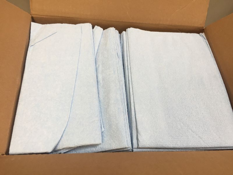 Photo 2 of  TIDI Avalon Papers 703 Single-Use Pillowcase, Tissue/Poly, 21'' x 30'', Blue 