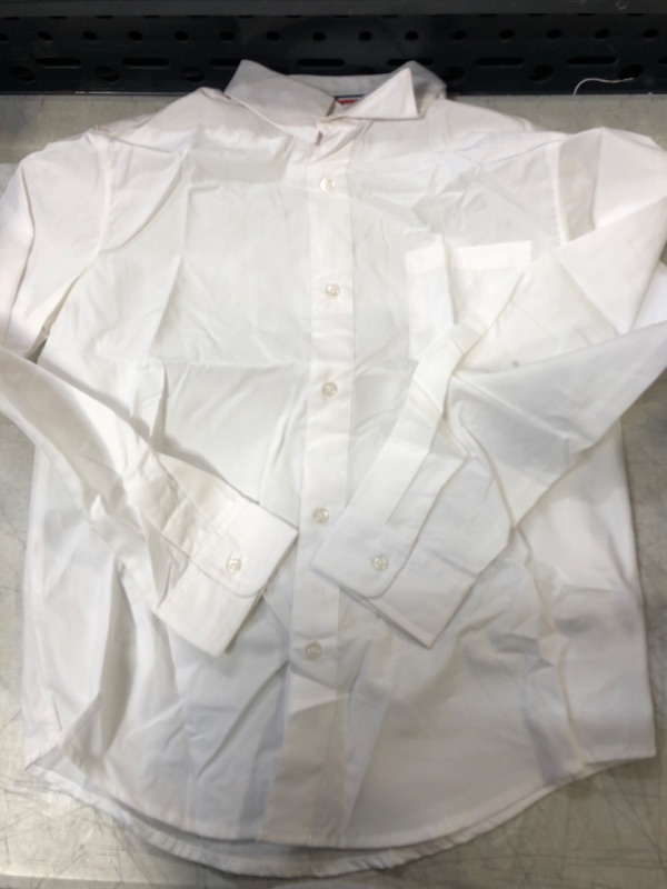 Photo 2 of French Toast Boys' Long Sleeve Classic Dress Shirt (Standard and Husky) --- 12