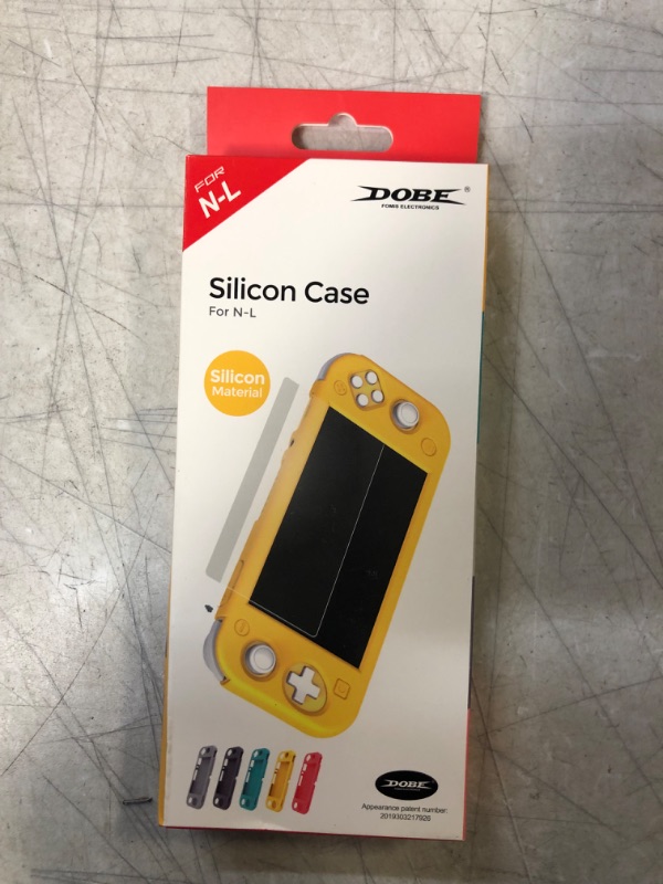 Photo 1 of ECHZOVE Silicone Case for Nintendo Switch Lite, Soft Case for Nintendo Switch Lite with Tempered Glass Screen Protector - Yellow
