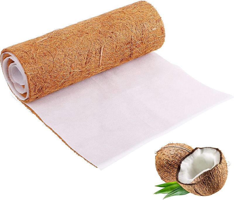 Photo 1 of 40×12 Inch Coconut Liners Coconut Coir Fiber Lining for Outdoor Plants with 40×12 Inch Non-Woven Fabric Liner for Planter Hanging Basket Flowers Vegetable Plant Gardening Accessories
FACTORY SEALED