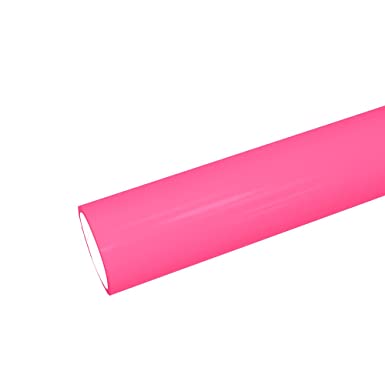 Photo 1 of Vinyl Ease 12" x 20 ft Roll Glossy Pink Permanent Adhesive Vinyl for Cricut, Silhouette, Pazzles, Craft ROBO, QuicKutz, Craft Cutters, Die Cutters, Sign Plotters - V9101
