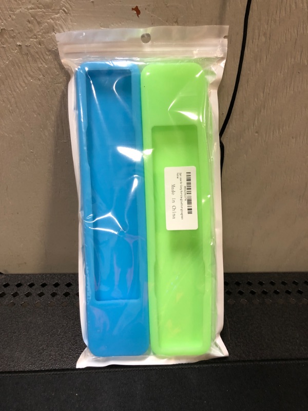 Photo 2 of 2 Pack Silicone Case for Sony RMF-TX600U RMF-TX500U Remote Control [Anti-Slip] Protective Cover for Sony RMF-TX621U RMF-TX520U Voice Remote Case Sleeve Holder Protector Skin-Glow Blue, Glow Green