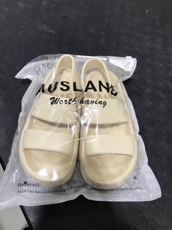 Photo 2 of AUSLAND Women's Flat Sandals Two Strap, Casual Dress Comfy Sandals Slingback Open-toe 90121
SIZE 8.5