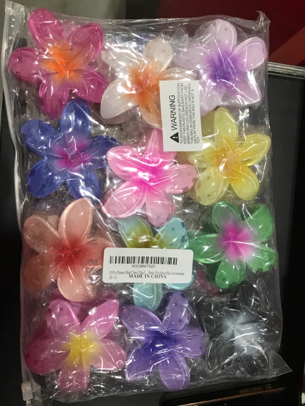 Photo 1 of 2 PACK OF FLOWER HAIR CLIPS 24 PIECES