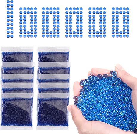 Photo 1 of Blue Water Balls Beads (10 Pack-10000 Pieces Per Pack,7-8mm)