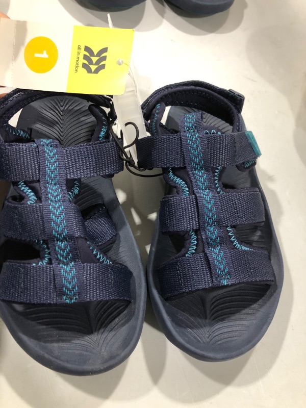 Photo 2 of Boys' Lumi Ankle Strap Sandals - All in Motion Blue 1