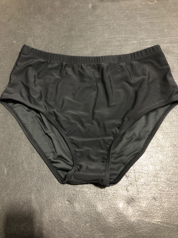 Photo 1 of BELLECARRIE WOMEN'S BIKINI BOTTOMS. BLACK. SIZE XL. 