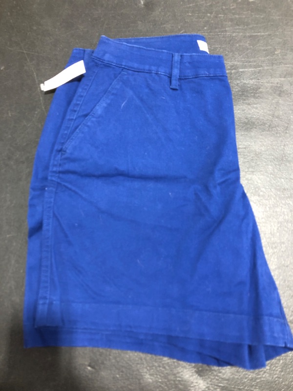 Photo 2 of AMAZON ESSENTIALS WOMEN'S SHORTS. BLUE. SIZE 8. NEW WITH TAGS. 