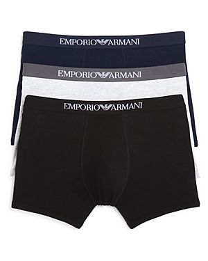 Photo 1 of Emporio Armani 3-Pack Cotton Boxers | Men's Size Small. OPEN PACKAGE. 
