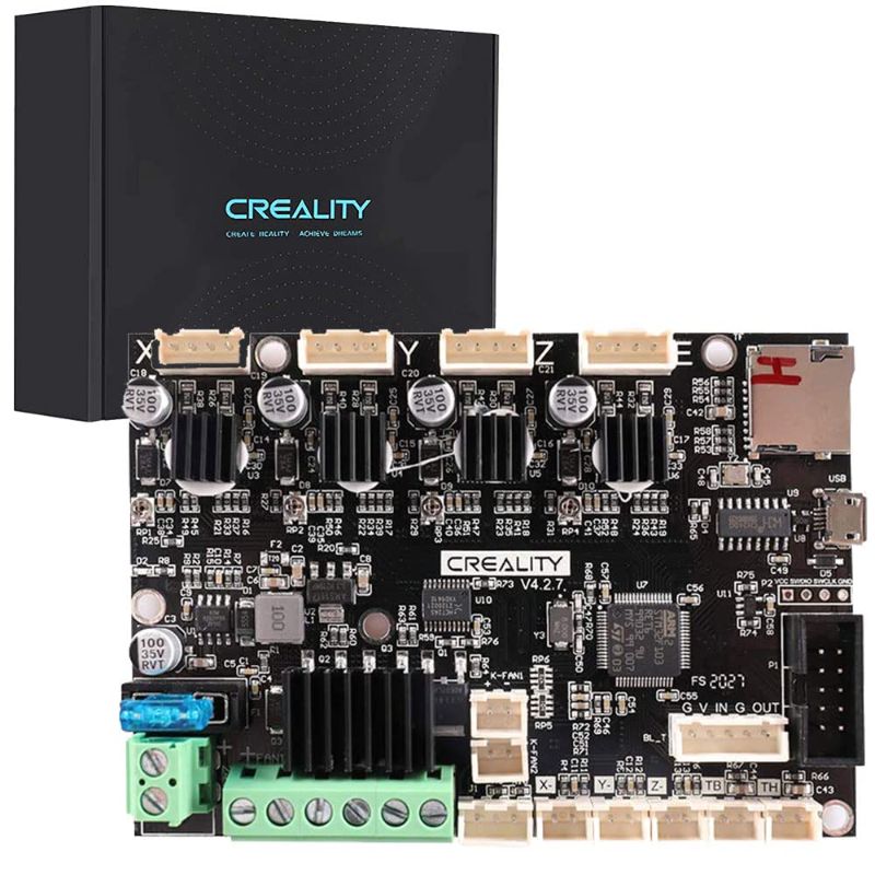 Photo 1 of Creality Official Ender 3 Pro Silent Motherboard V4.2.7 Mainboard Upgrade with TMC2225 Stepper Motor Driver for Ender 3,Ender 3 V2,Ender 3 Max,Ender 5,Ender 5 Pro 3D Printers
